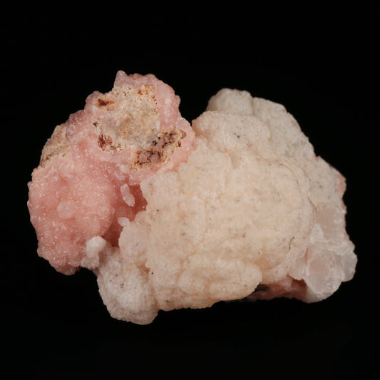 Manganoan Calcite on Rhodochrosite