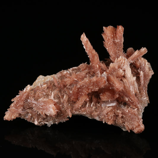 Calcite on Inesite on Matrix