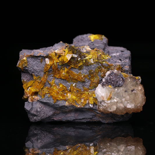 Brucite and Sturmanite on Matrix