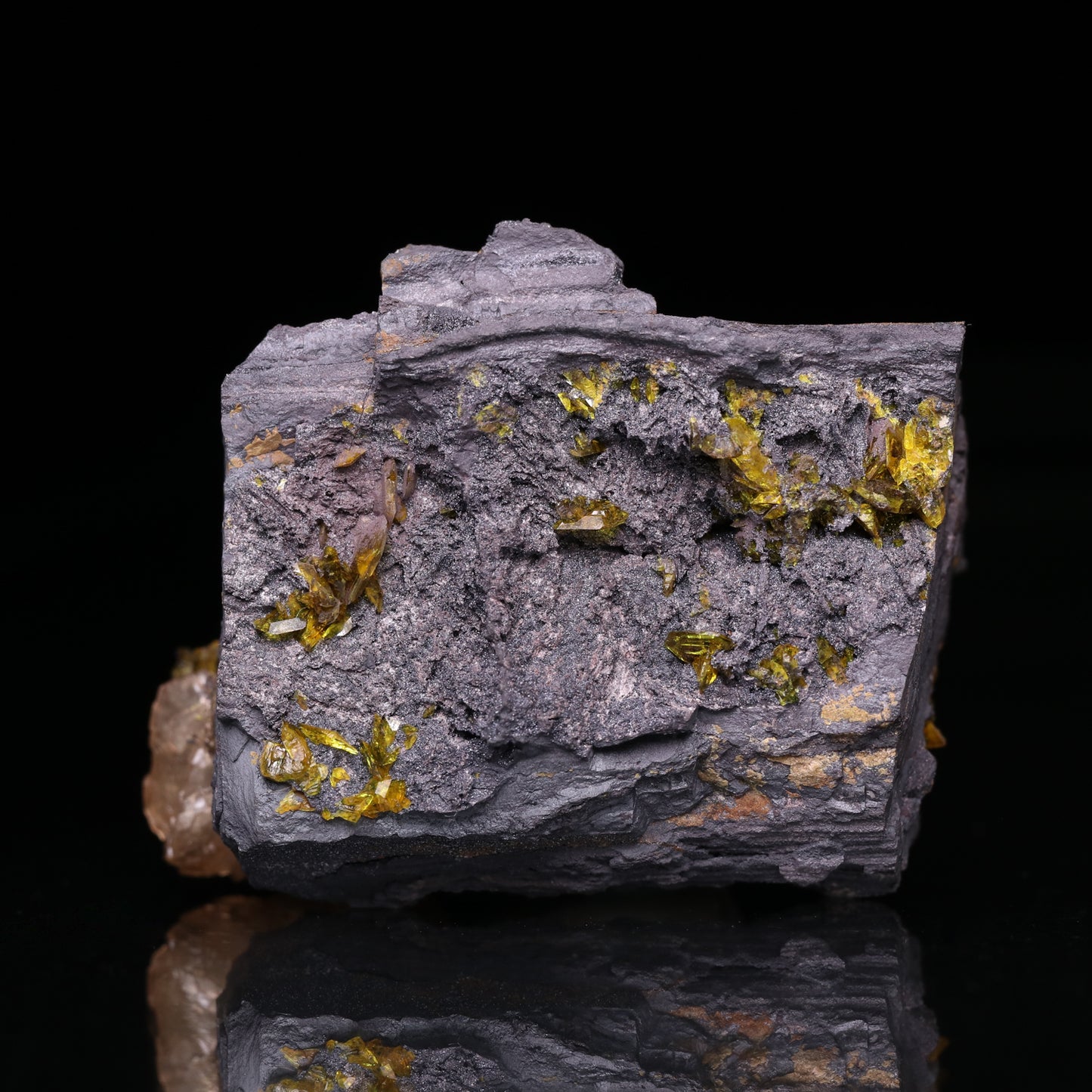 Brucite and Sturmanite on Matrix