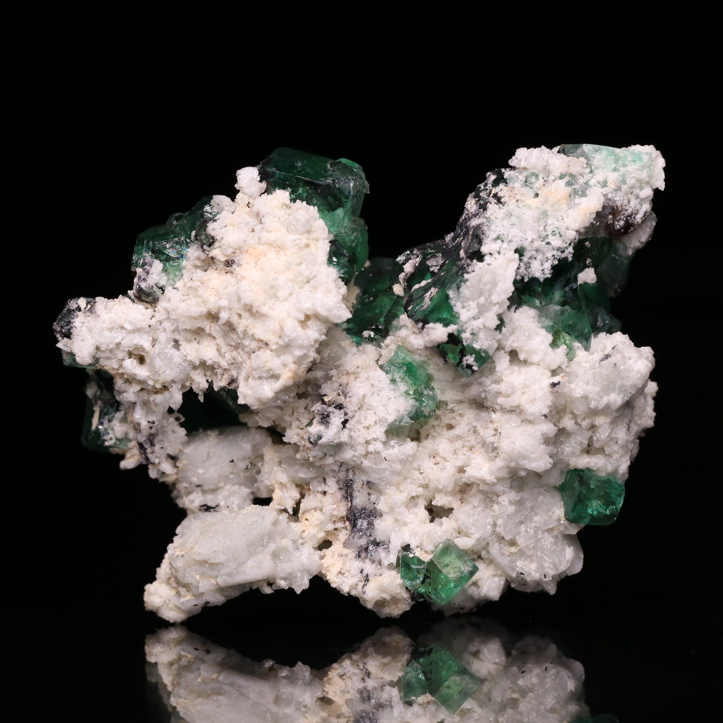 Fluorite Cluster on Feldspar