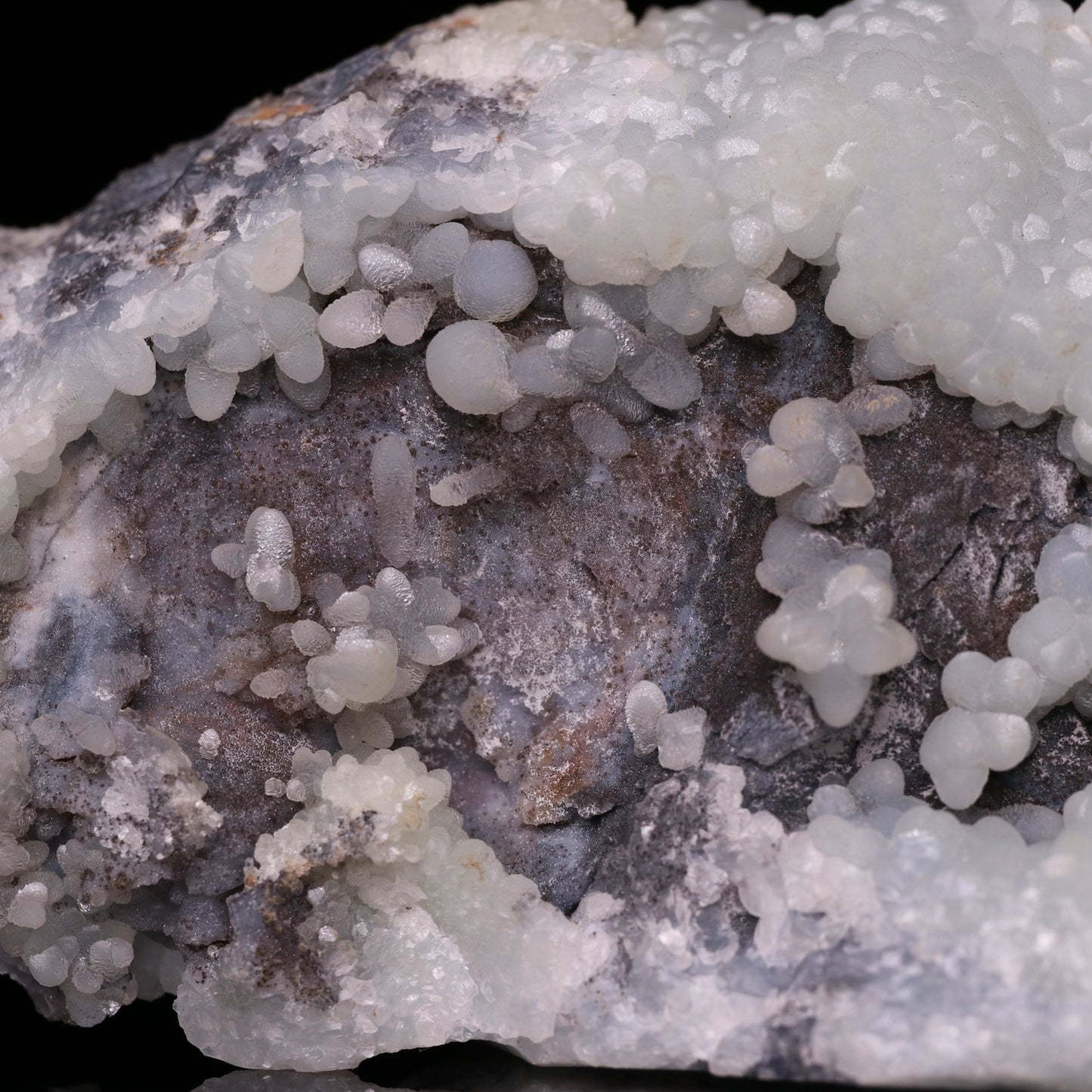 Smithsonite, Quartz on Matrix
