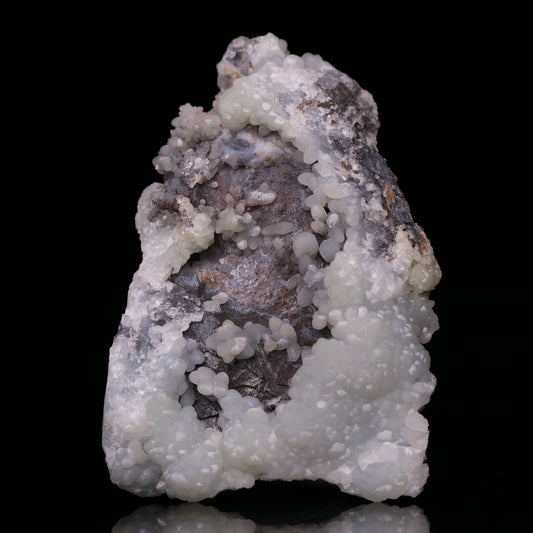 Smithsonite, Quartz on Matrix