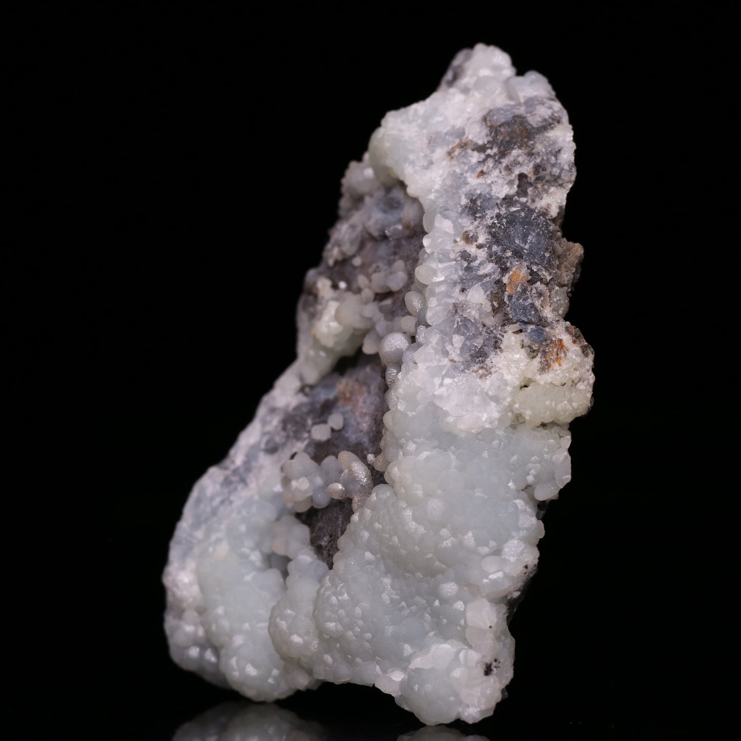 Smithsonite, Quartz on Matrix