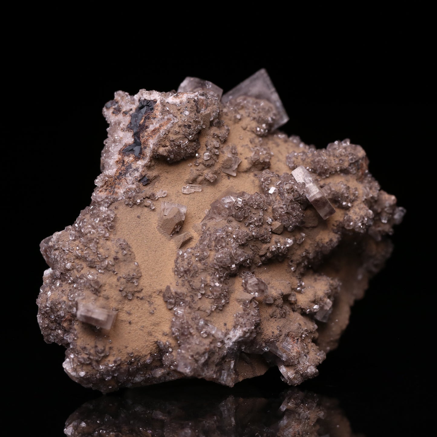 Baryte and Calcite on Matrix