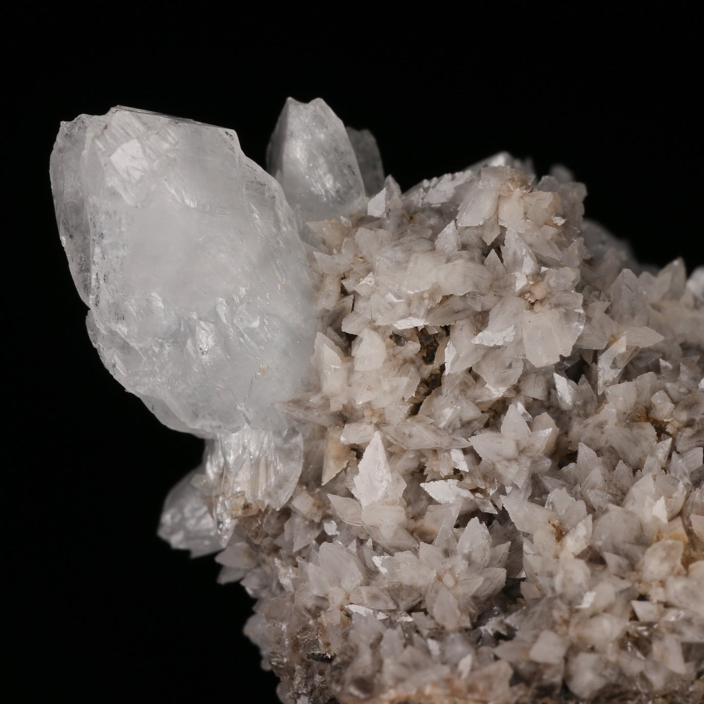 Celestine & Calcite on Matrix