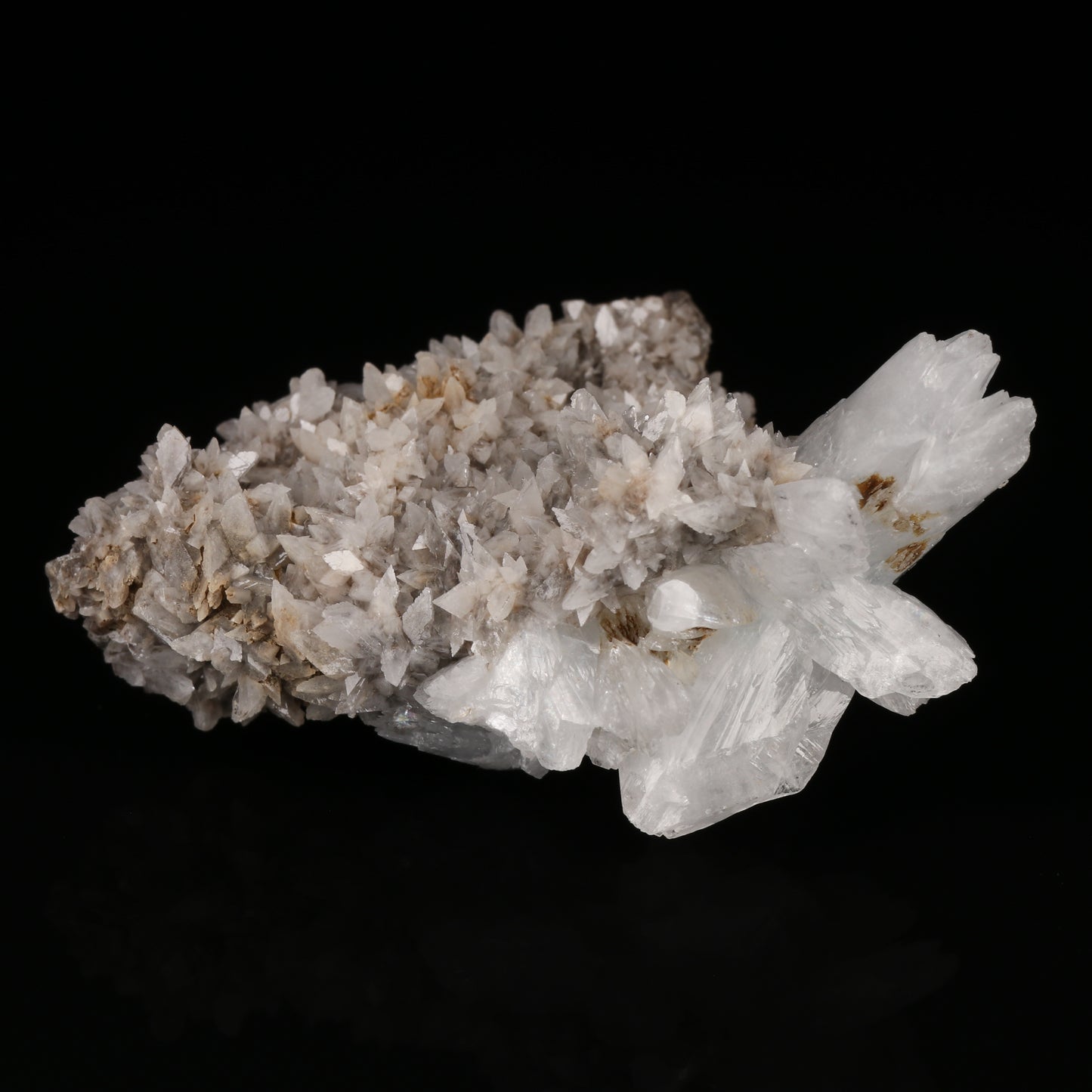 Celestine & Calcite on Matrix