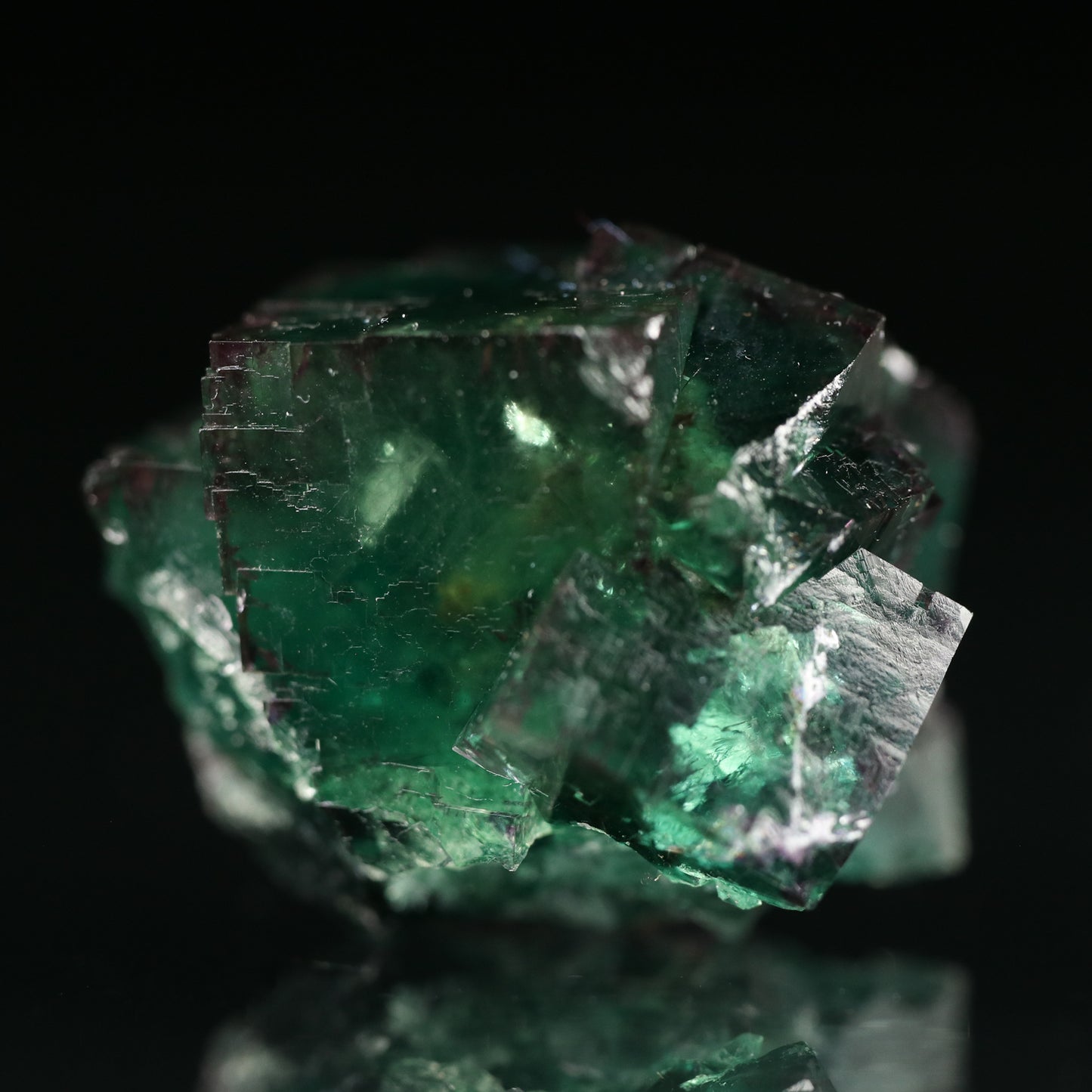 Green Fluorite Cluster
