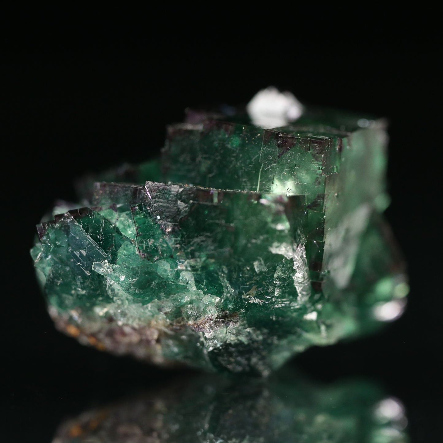 Green Fluorite Cluster