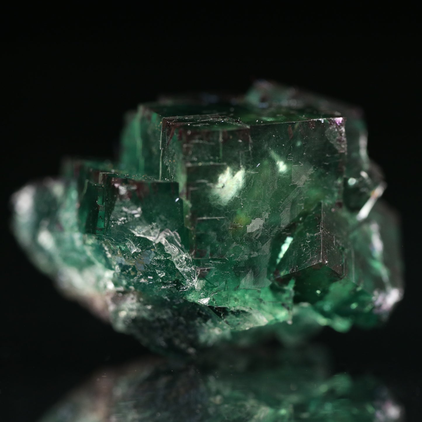 Green Fluorite Cluster