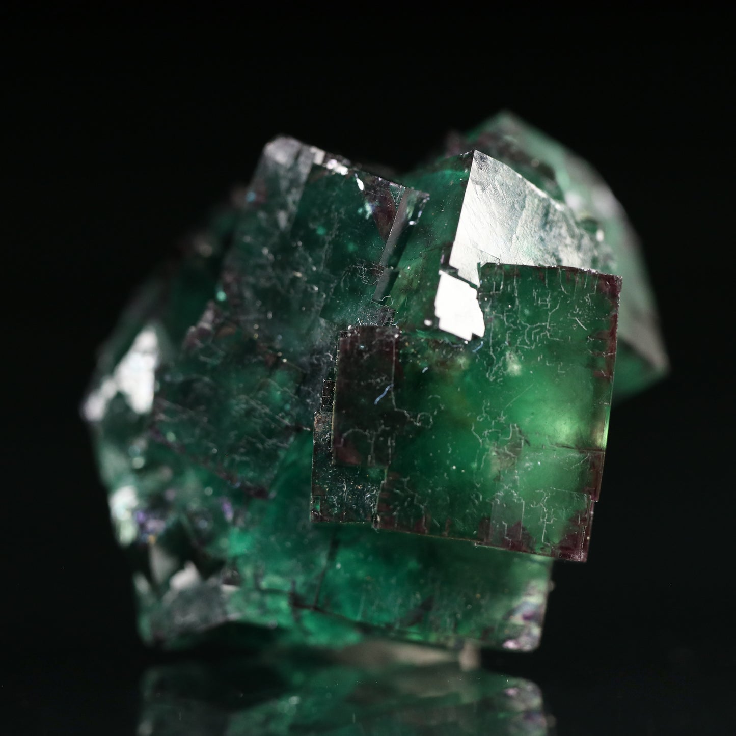 Green Fluorite Cluster