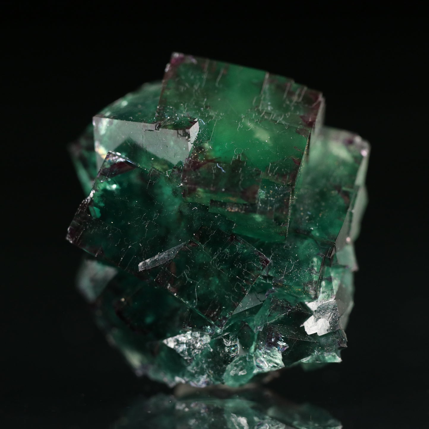 Green Fluorite Cluster