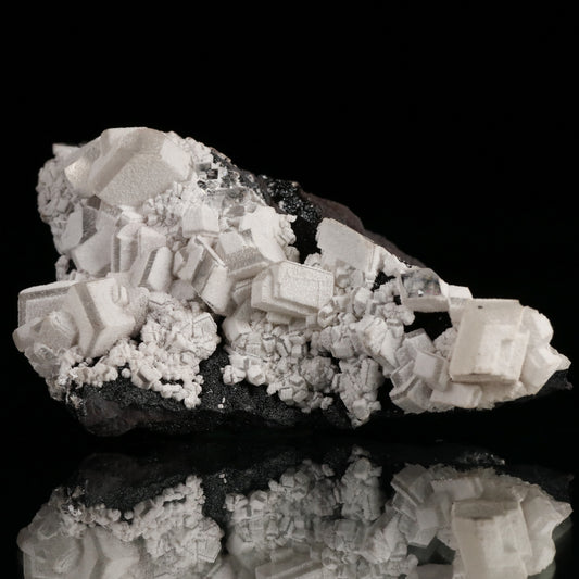Calcite on Manganite on Matrix