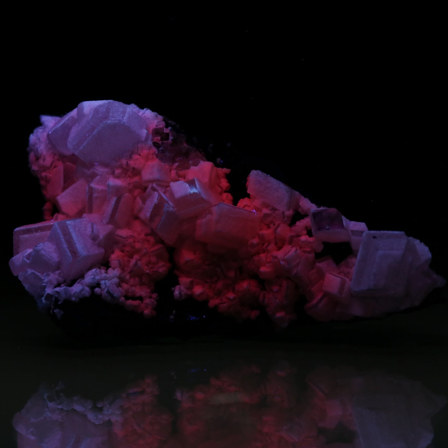 Calcite on Manganite on Matrix