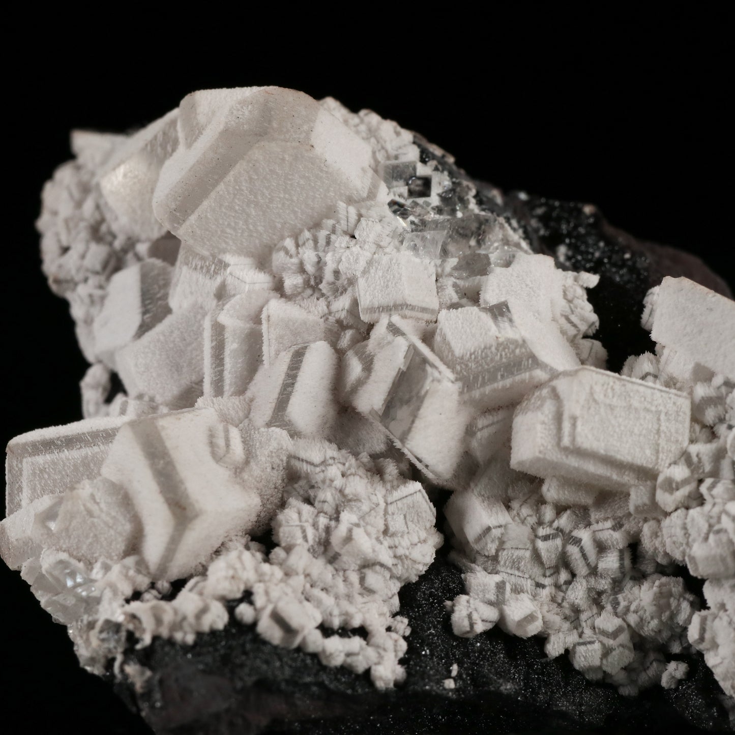 Calcite on Manganite on Matrix