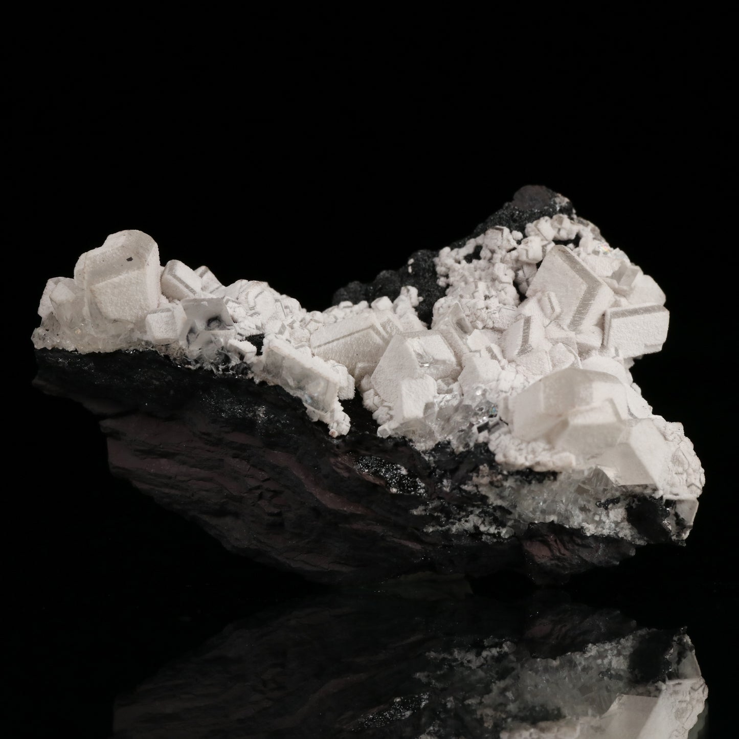 Calcite on Manganite on Matrix