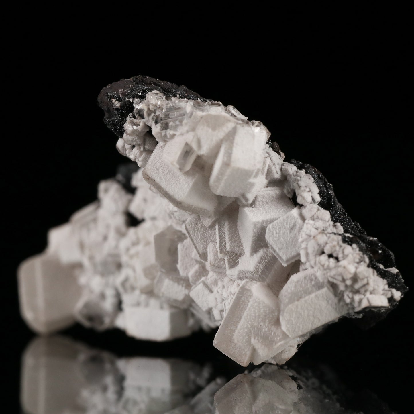 Calcite on Manganite on Matrix