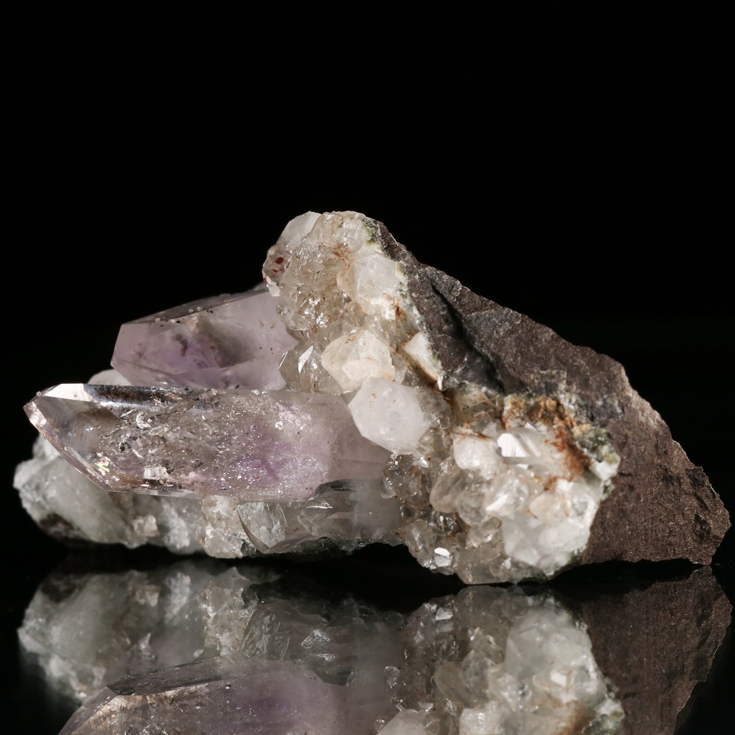 Enhydro Amethyst Quartz on Matrix