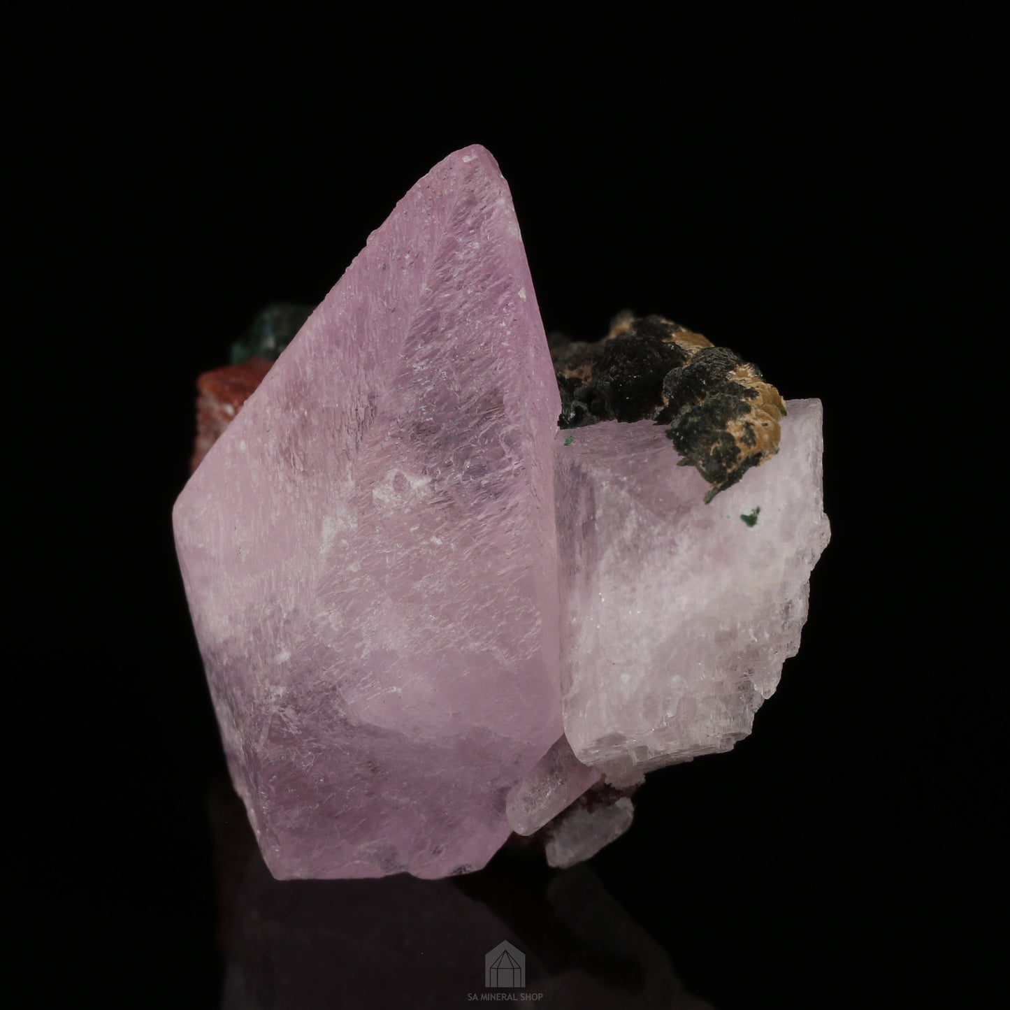 Cobaltoan Calcite on Matrix, Mashamba West Mine, DR Congo