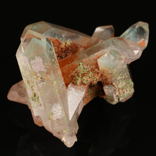 Epidote, Chlorite on Ajoite incl Quartz