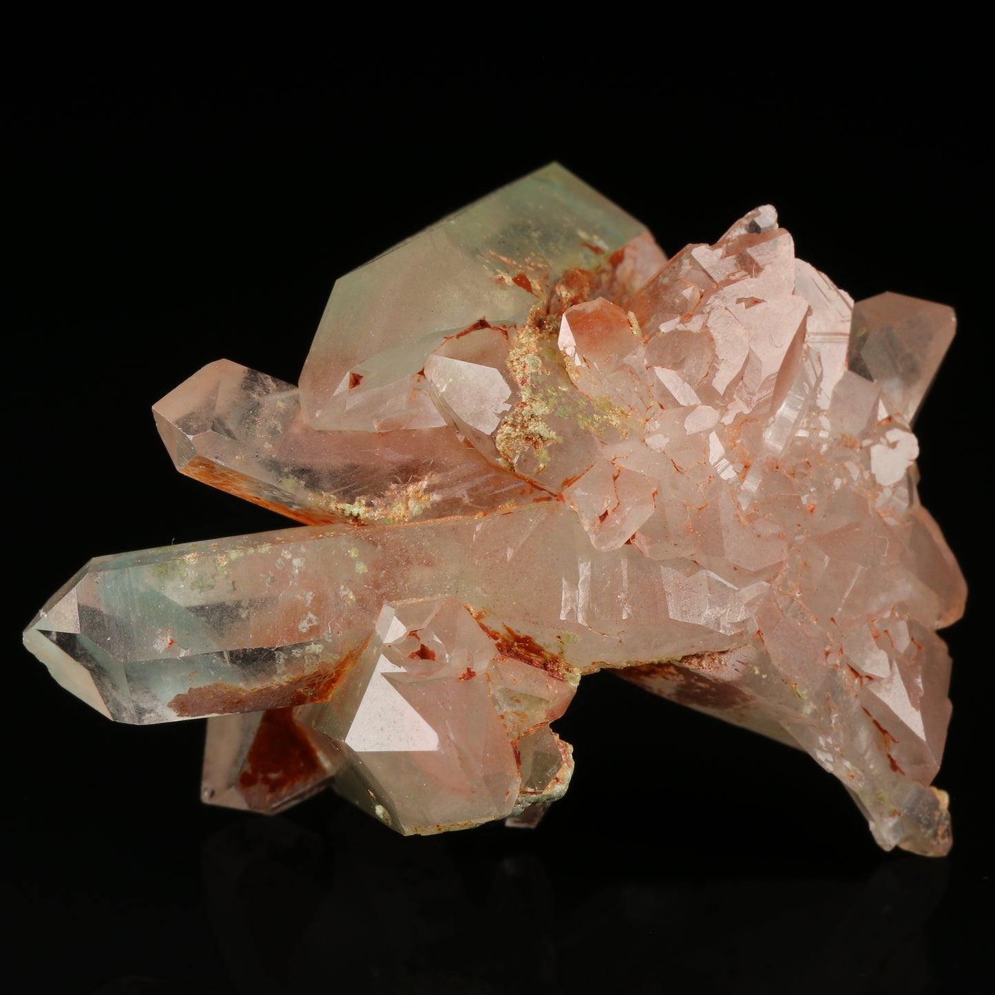 Epidote, Chlorite on Ajoite incl Quartz