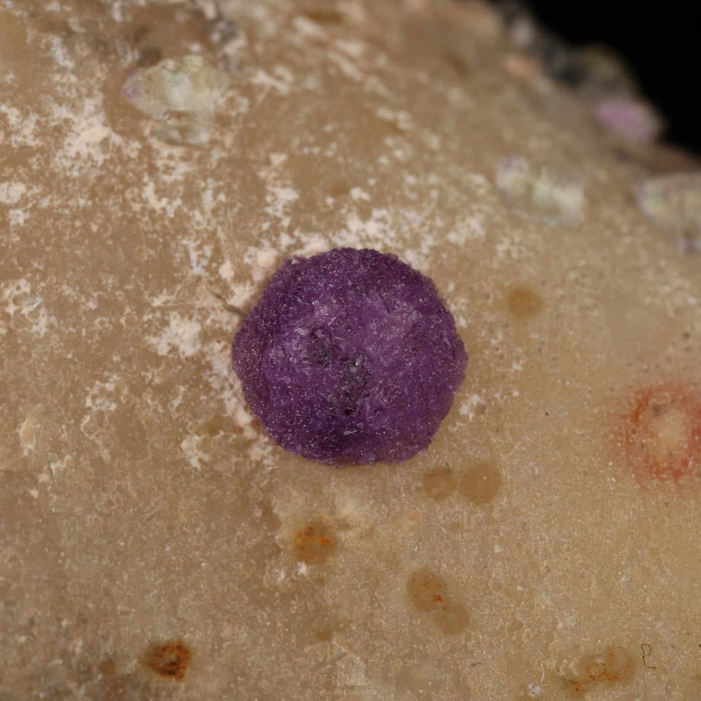 Fluorite on Quartz