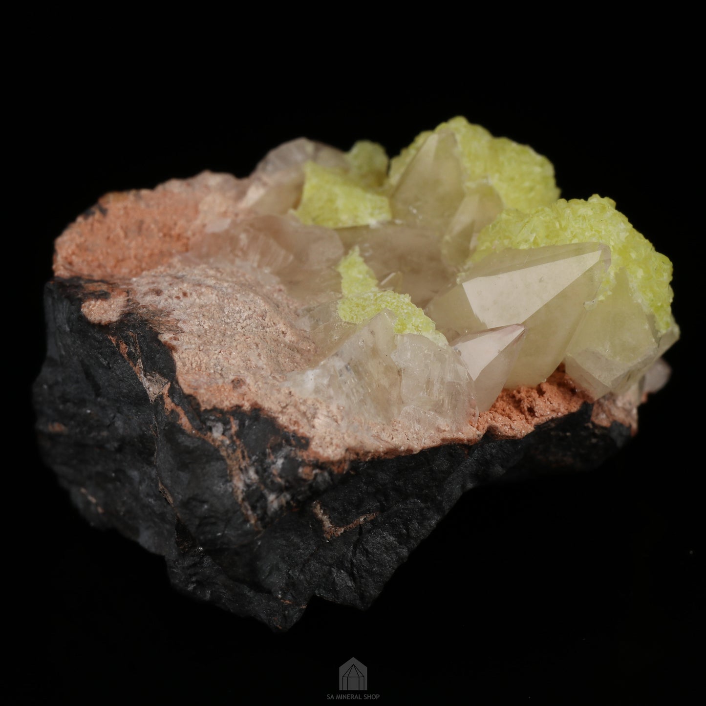 Ettringite & Calcite on Matrix