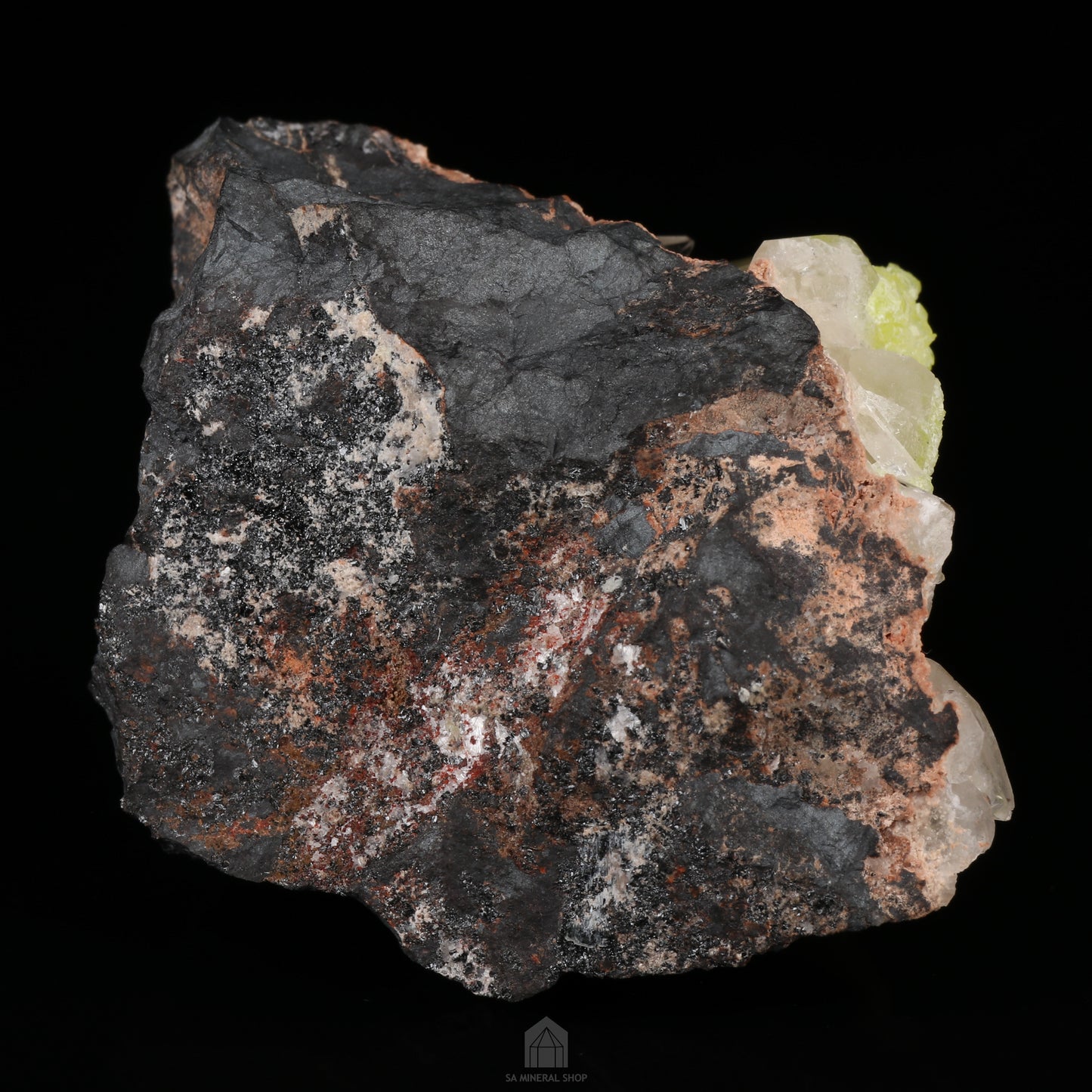 Ettringite & Calcite on Matrix