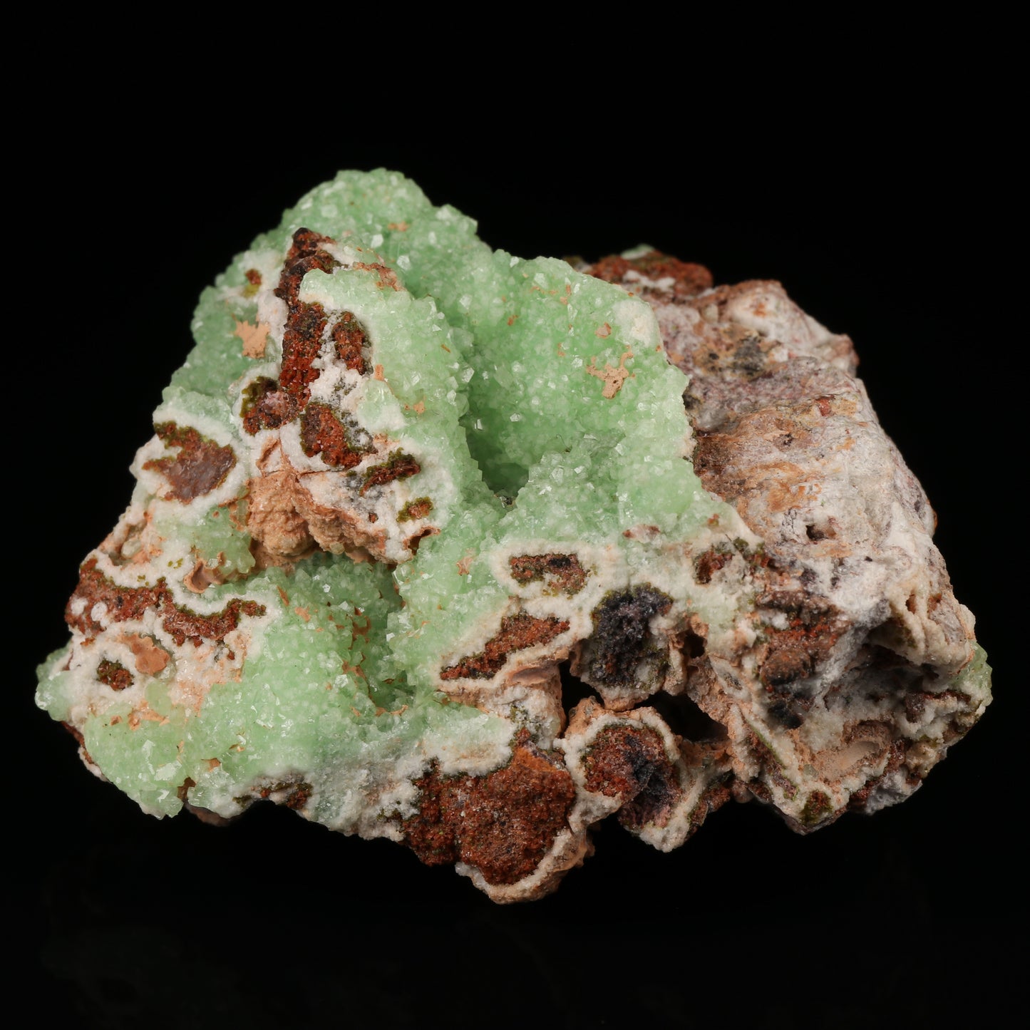 Cuprosmithsonite on Matrix