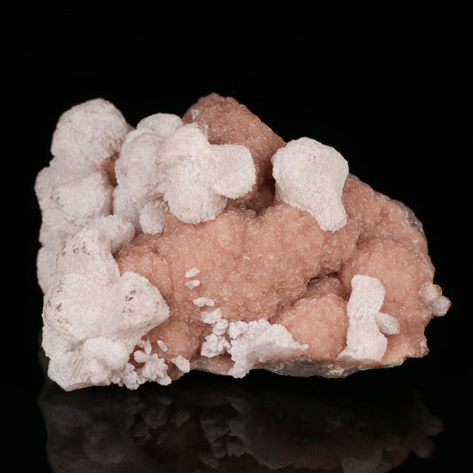 Manganoan Calcite on Rhodochrosite