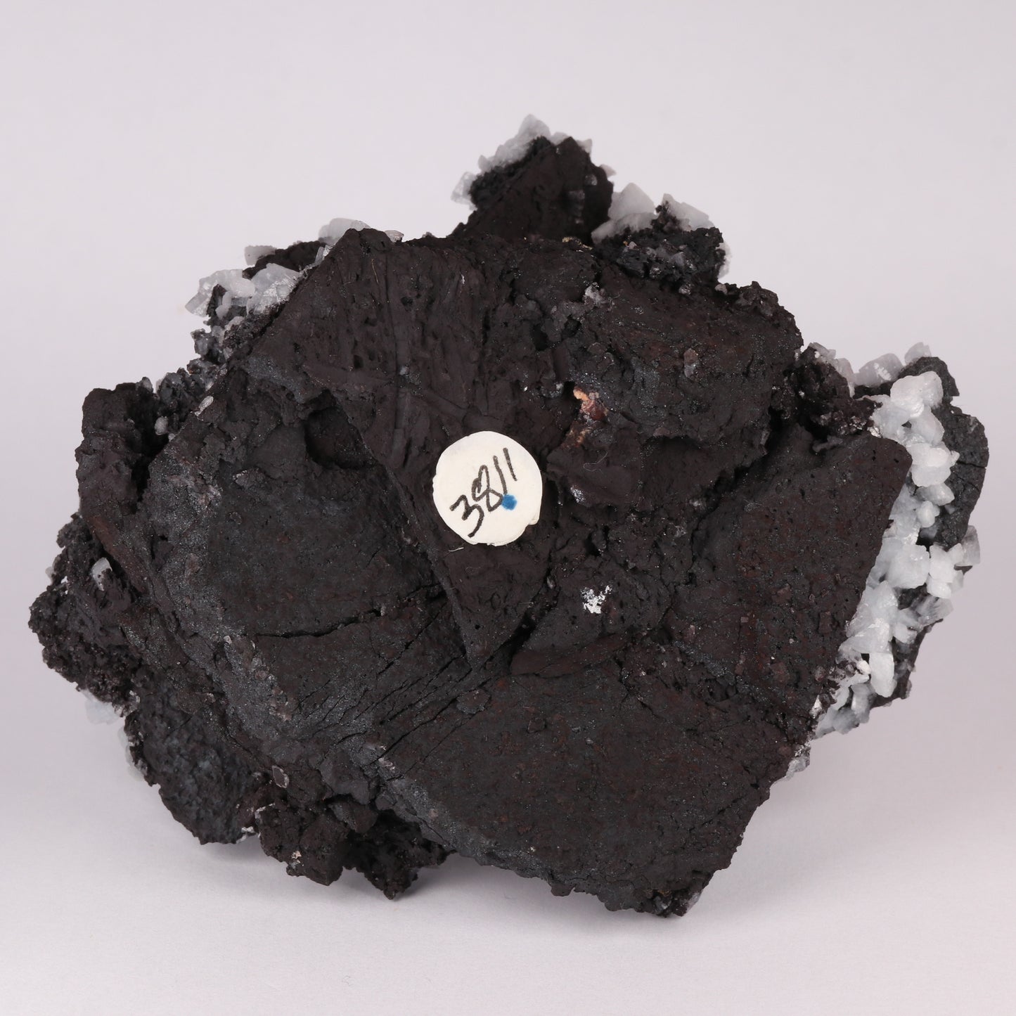 Celestine, Calcite on Matrix