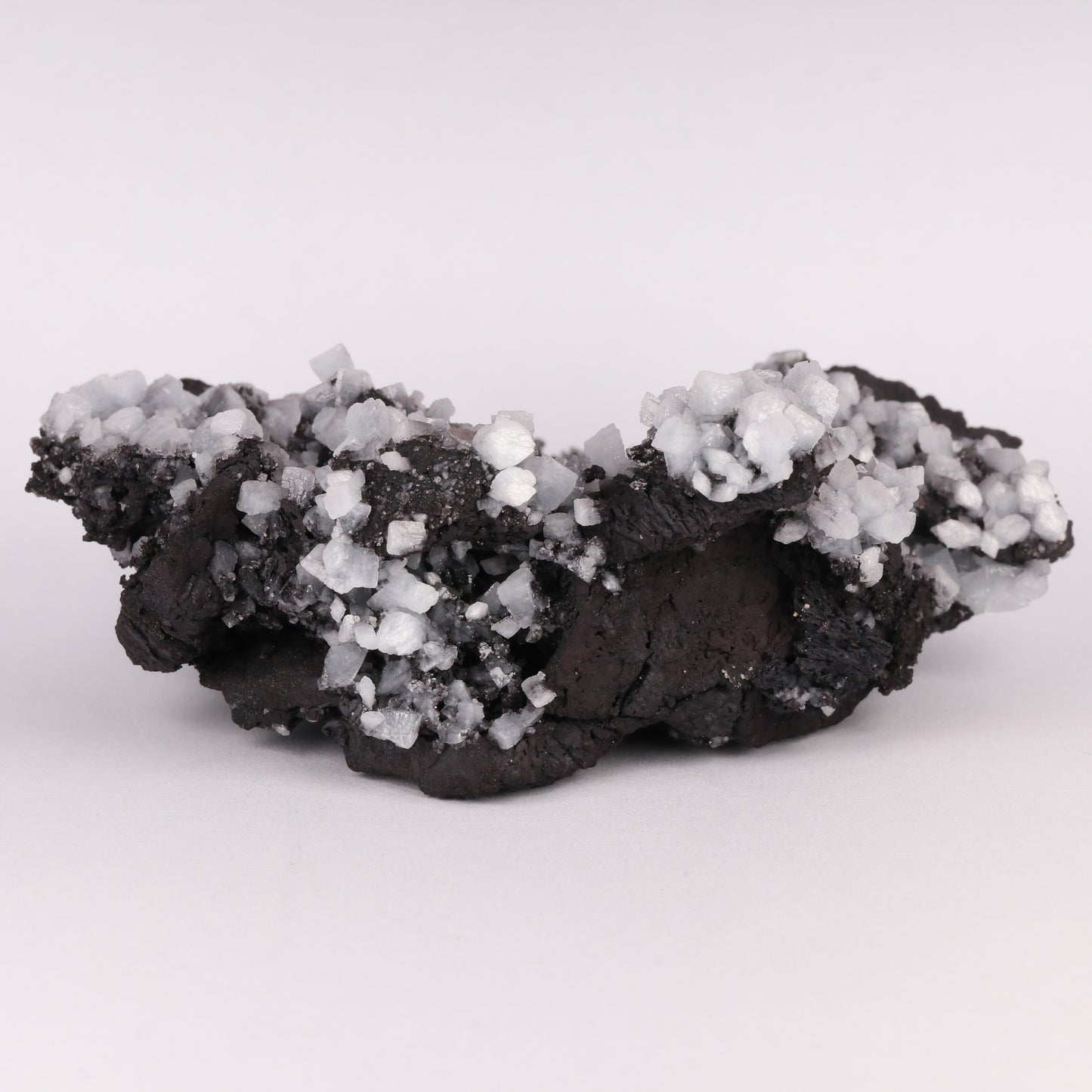 Celestine, Calcite on Matrix