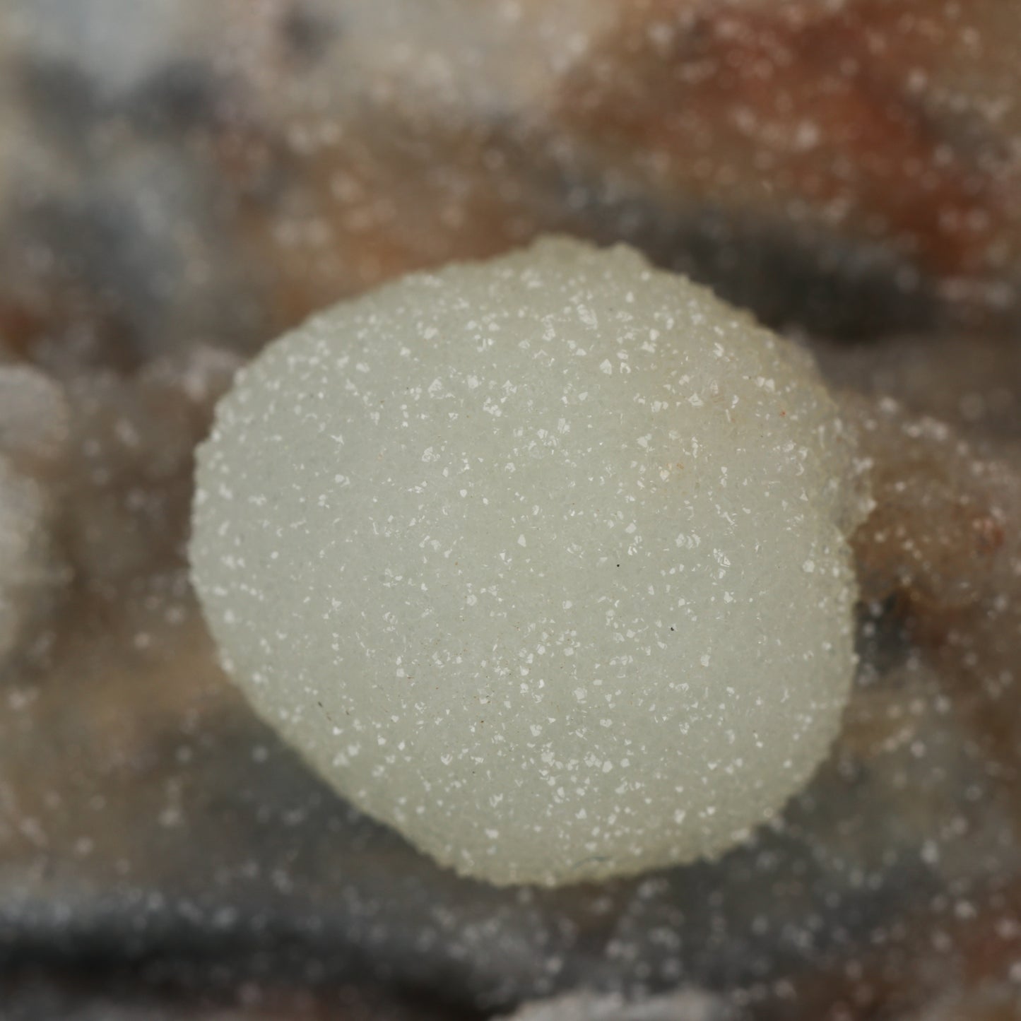 Quartz Drusy on Smithsonite