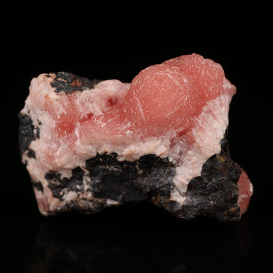 Rhodochrosite on Goethite