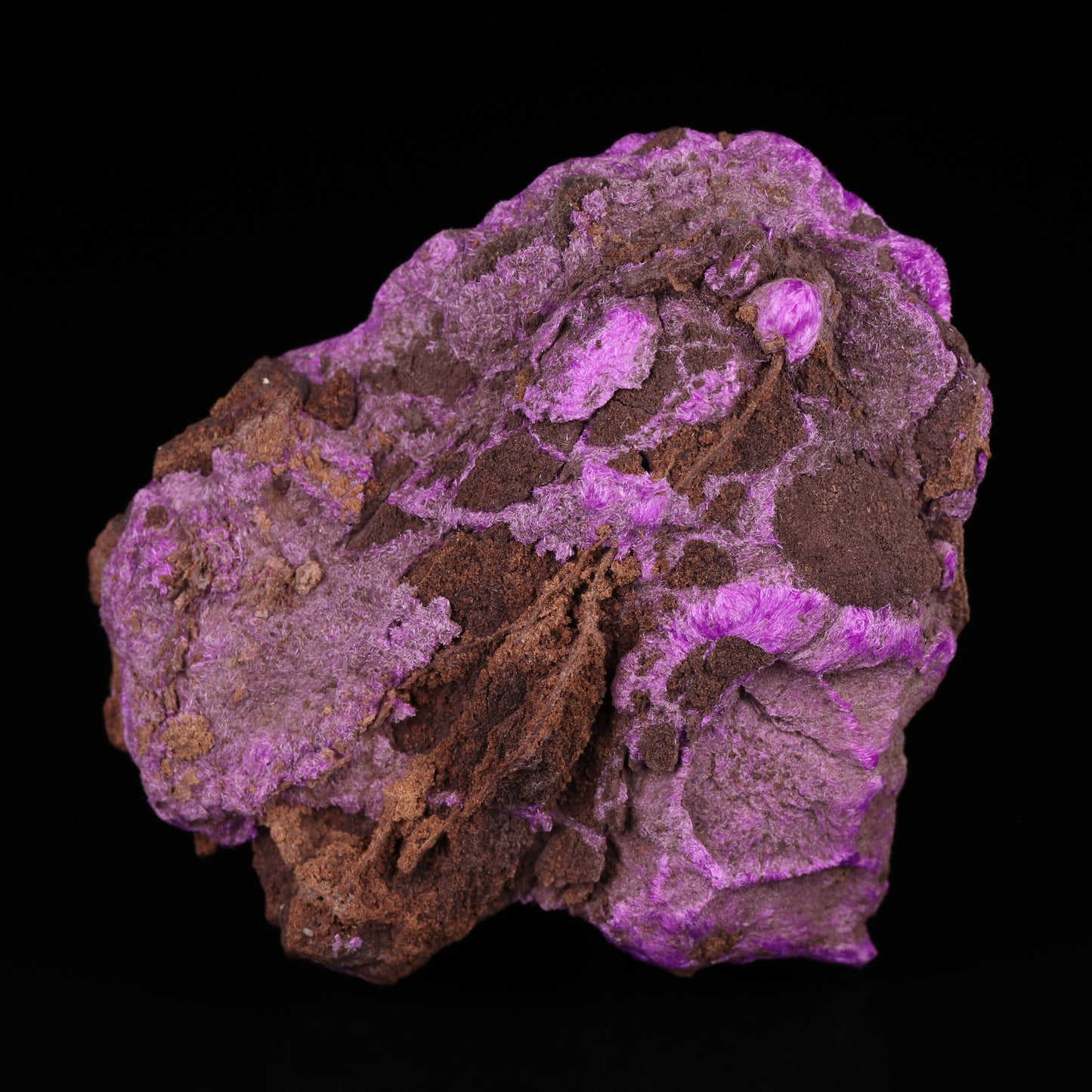 Fibrous Sugilite on Matrix