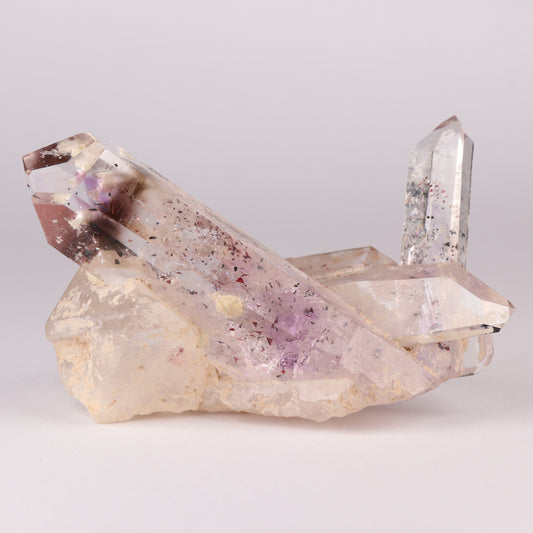 Amethyst Smoky Quartz Cluster
