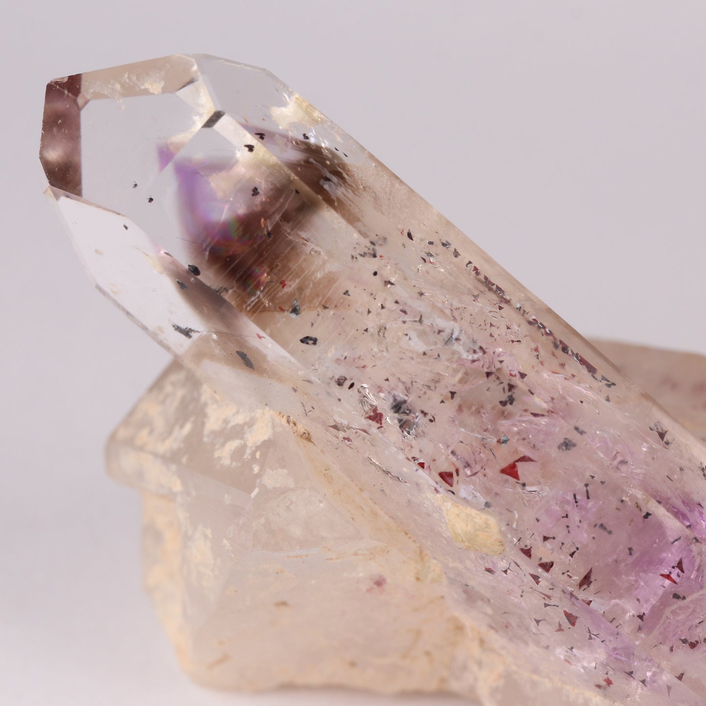Amethyst Smoky Quartz Cluster