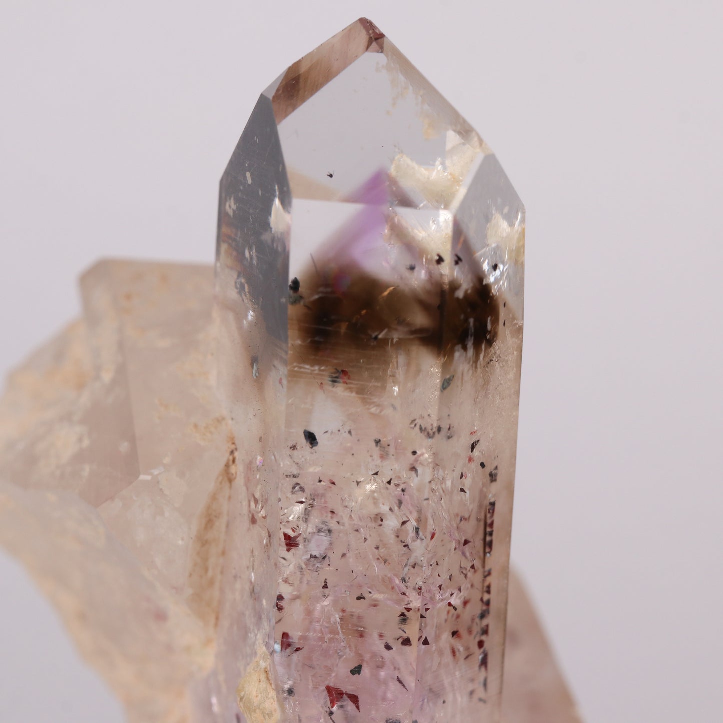 Amethyst Smoky Quartz Cluster