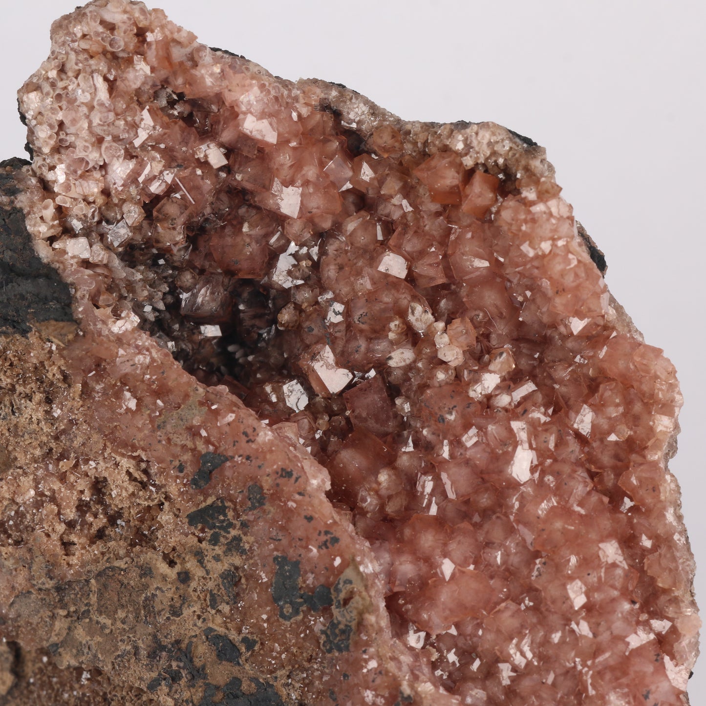 Rhodochrosite & Gageite on Matrix