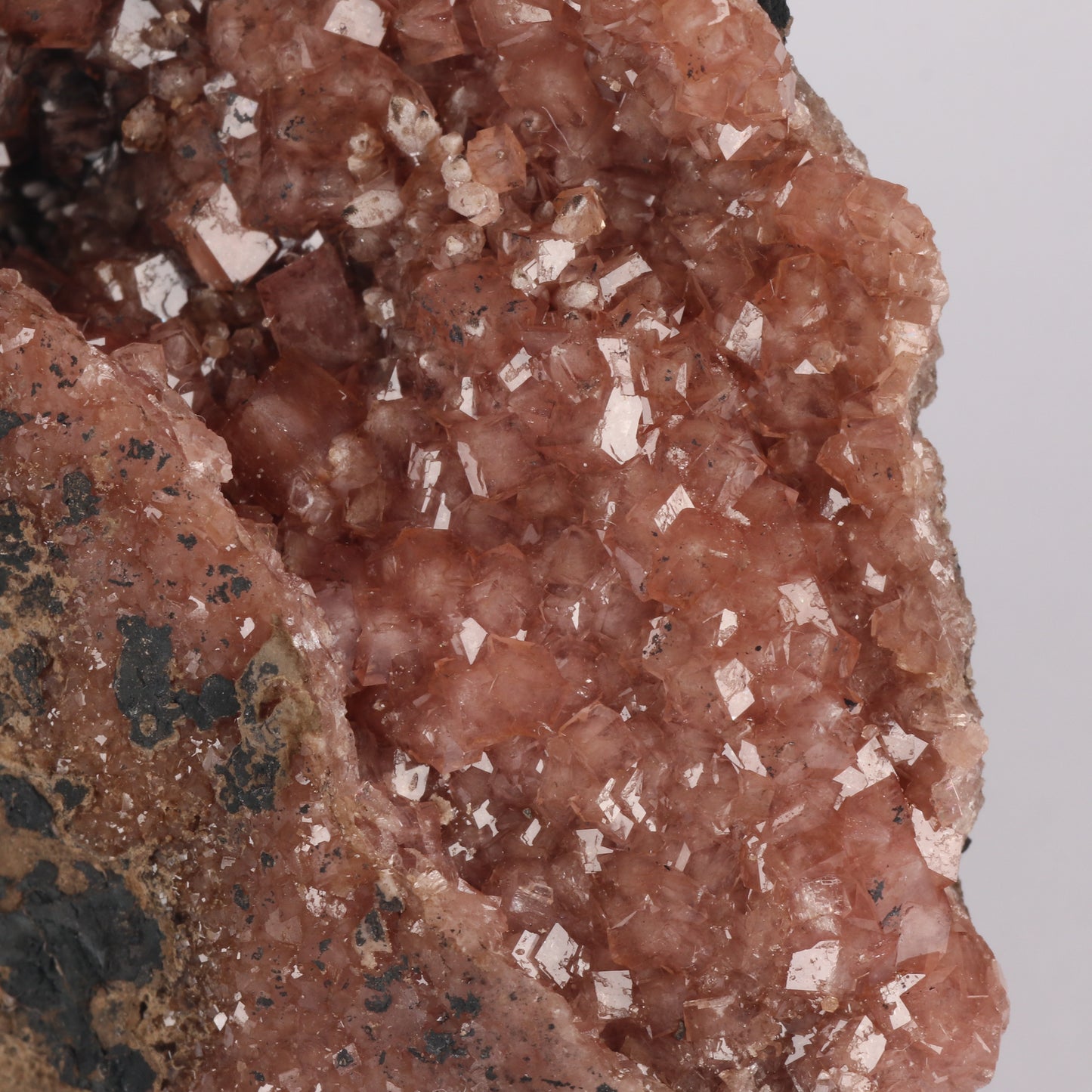 Rhodochrosite & Gageite on Matrix