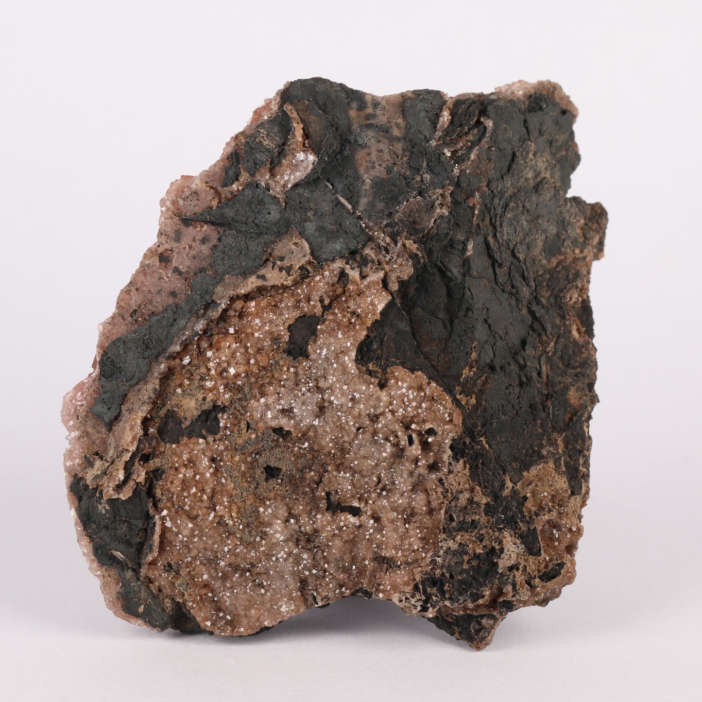 Rhodochrosite & Gageite on Matrix