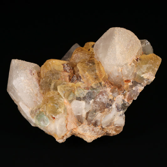 Fluorite on Quartz