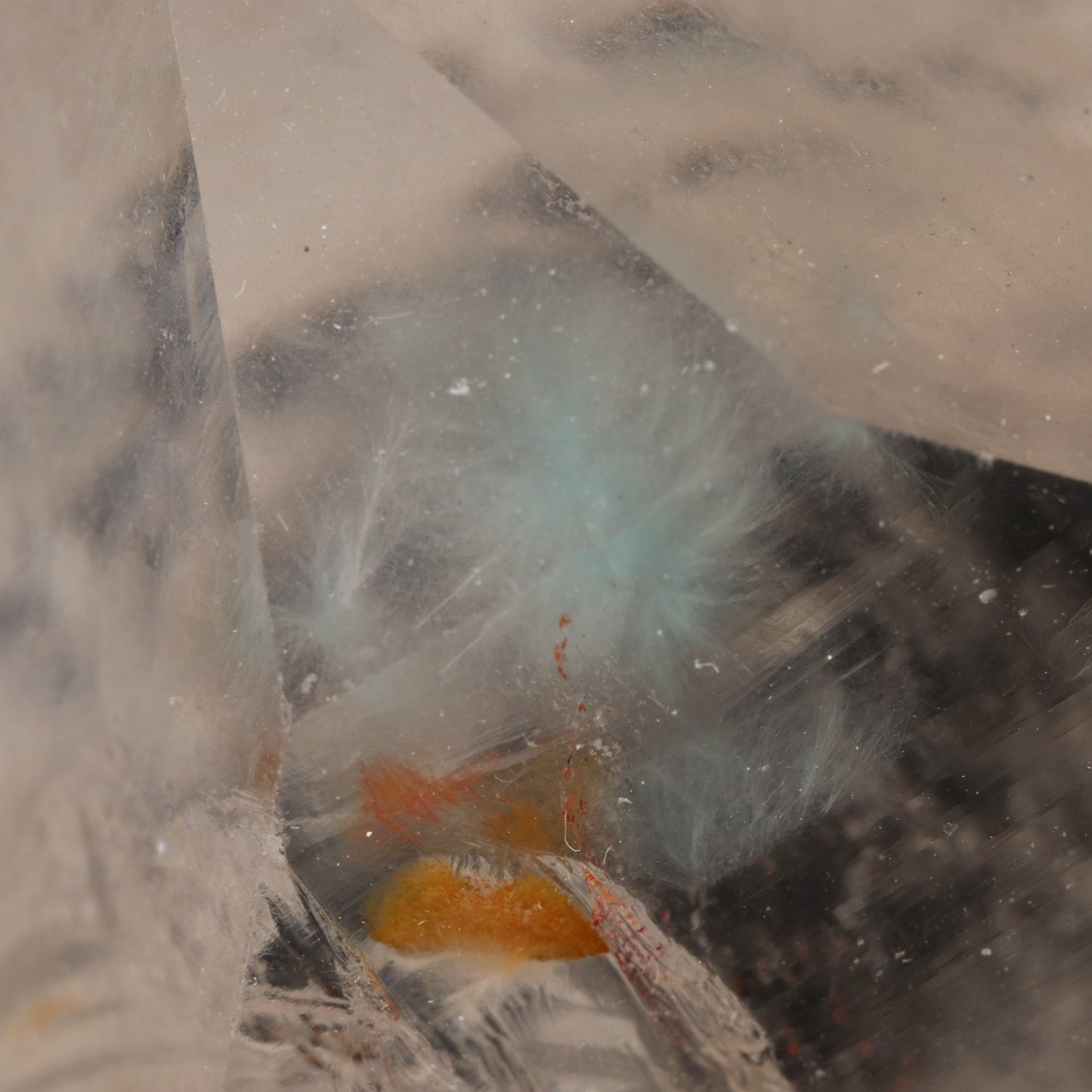 Ajoite incl Quartz