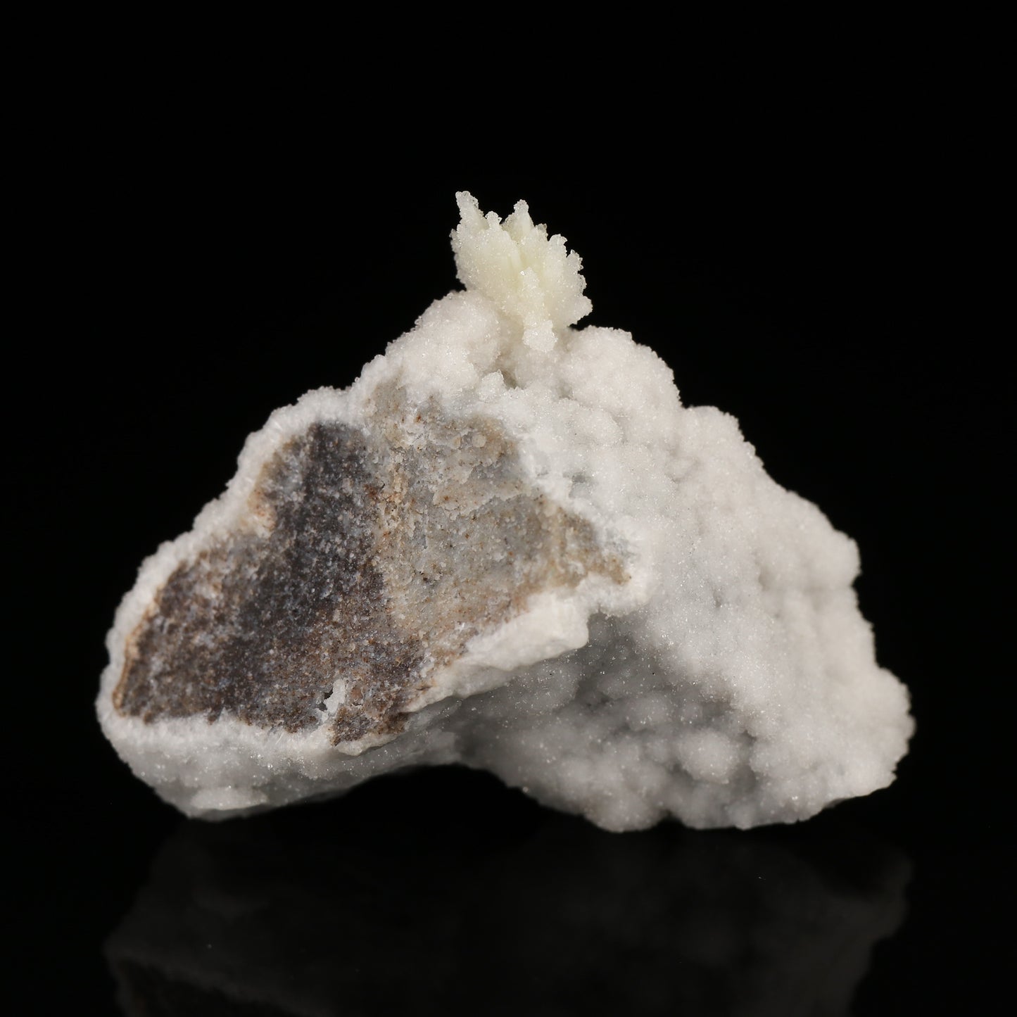 Quartz psm Hemimorphite