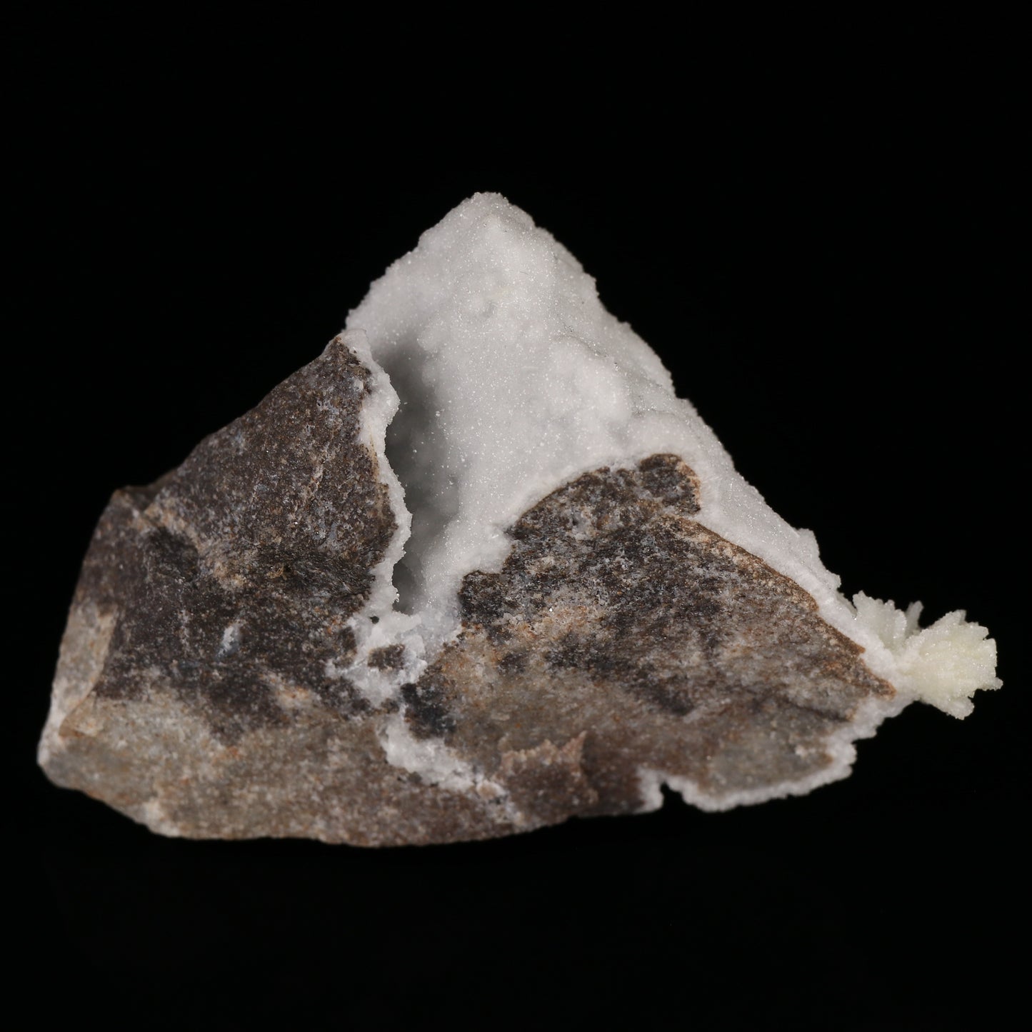 Quartz psm Hemimorphite