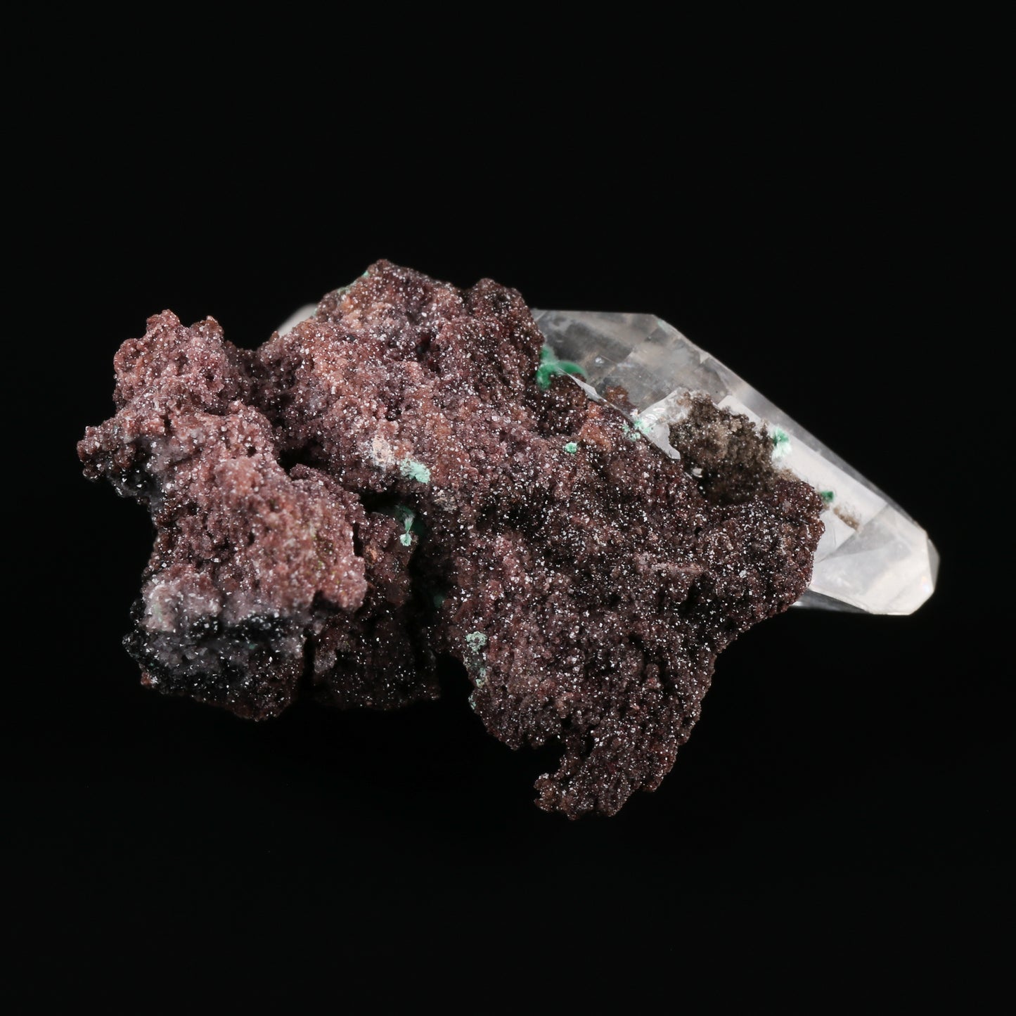 Calcite with Malachite