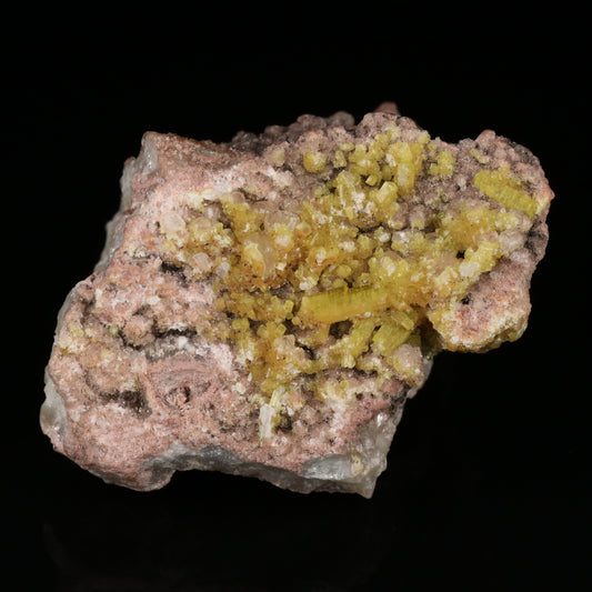 Calcite, Ettringite on Brucite