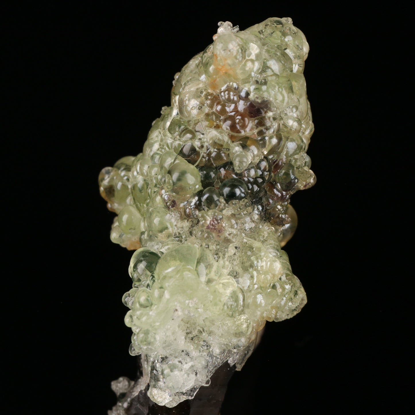 Opal-An on Smoky Quartz