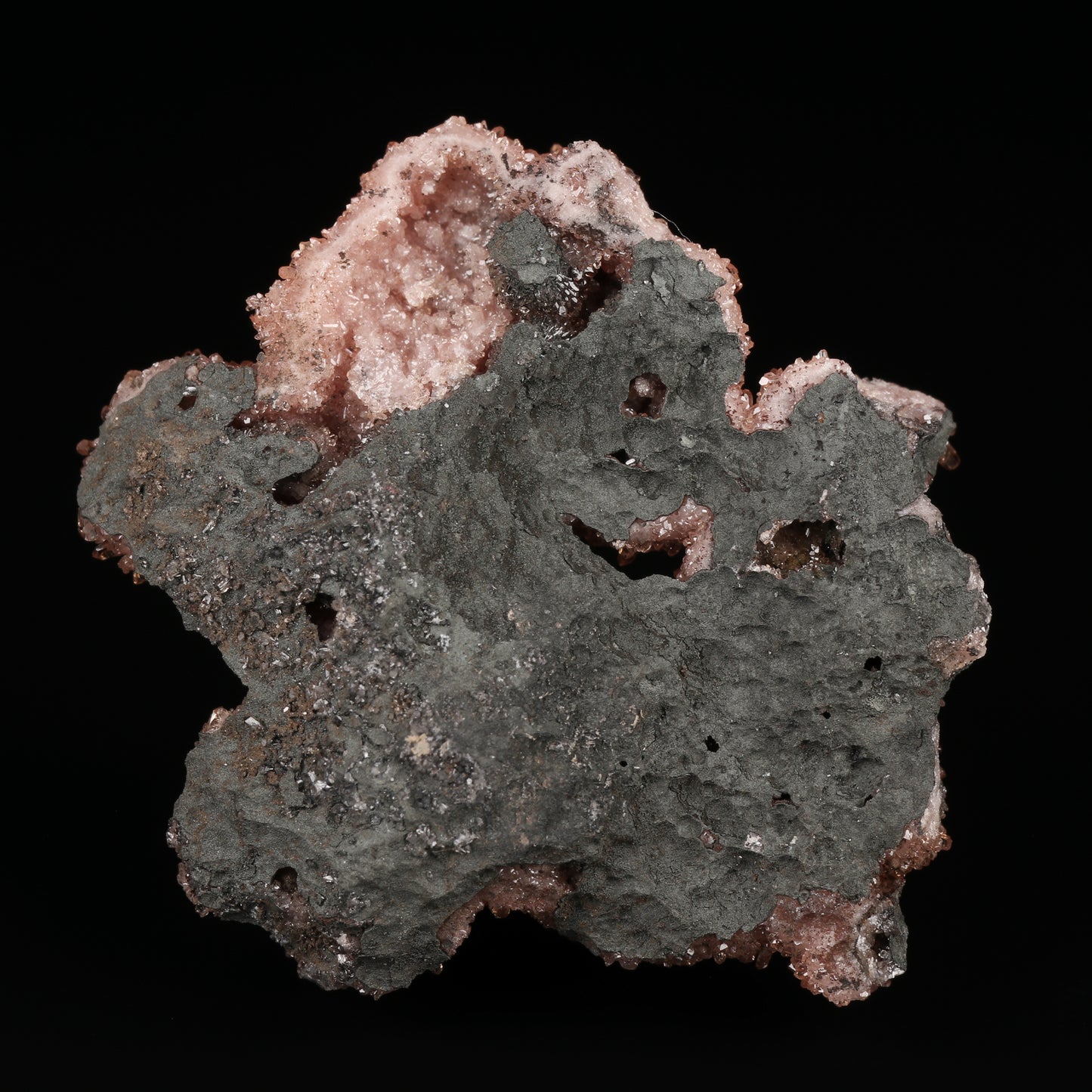 Rhodochrosite on Matrix