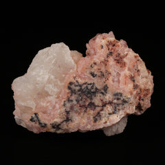 Manganoan Calcite on Rhodochrosite
